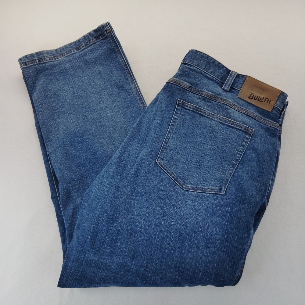 Duluth Trading Co Jeans Mens 42x30 Blue Excellent Coolmax Flex Ballroom Denim